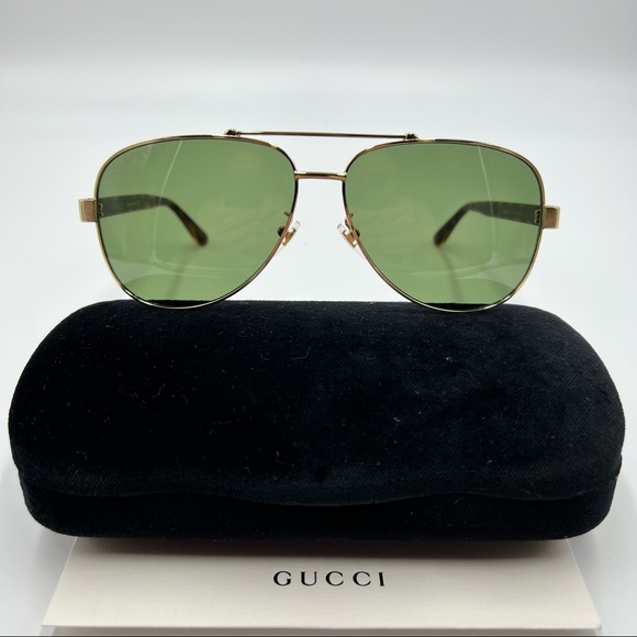 Gucci Sunglasses New Authentic Unisex Aviator Sunglasses
